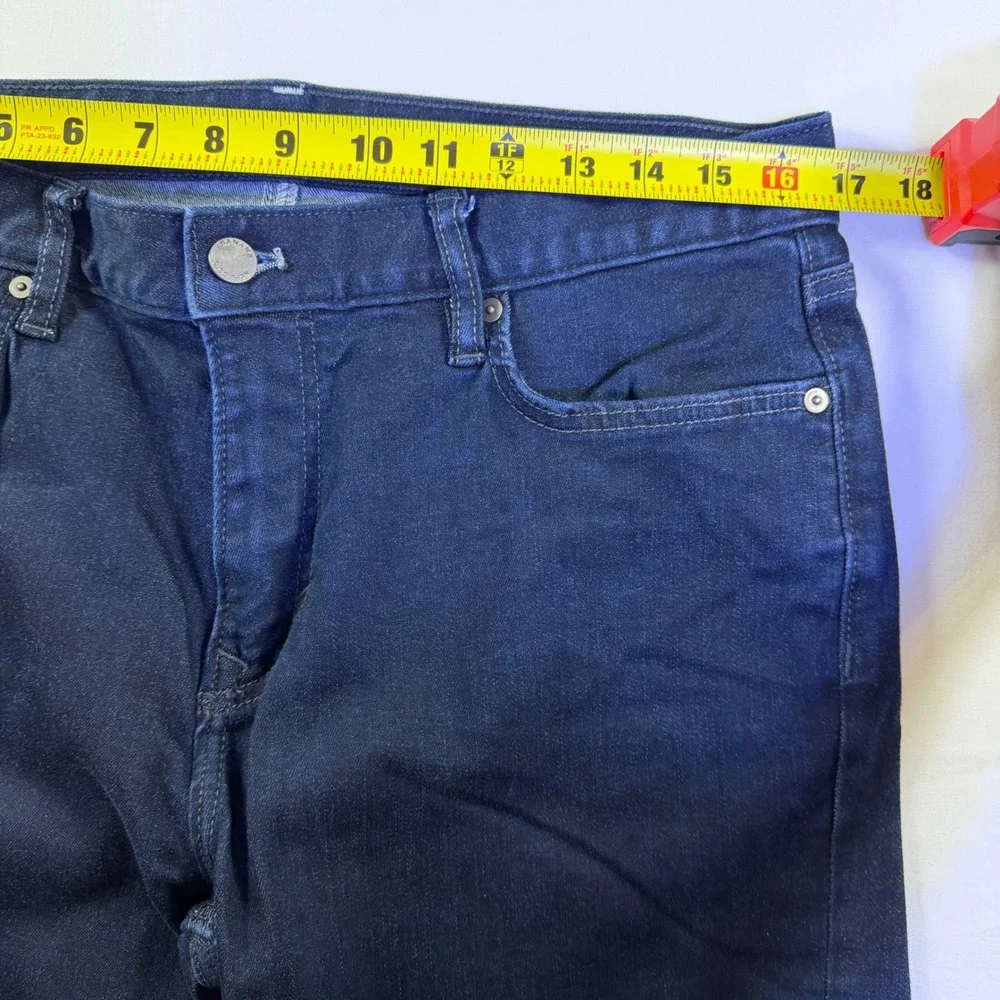 Banana Republic Traveler Slim Fit Jeans Mens 34x34 Dark‎ Wash Indigo Denim Pants